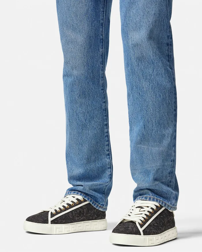 Sneakers Men Versace Barocco Greca Sneakers Blackprint
