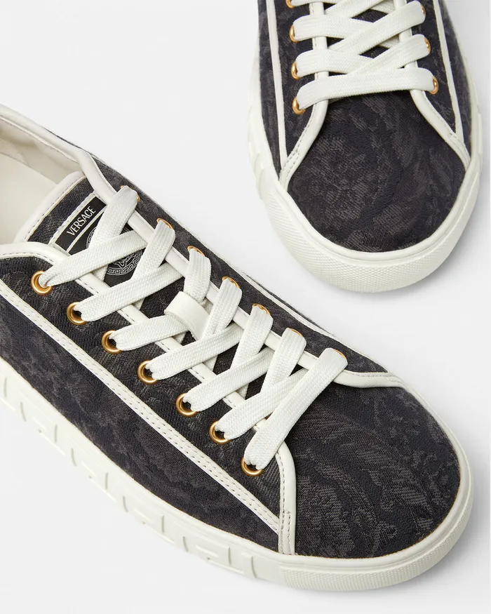 Sneakers Men Versace Barocco Greca Sneakers Blackprint
