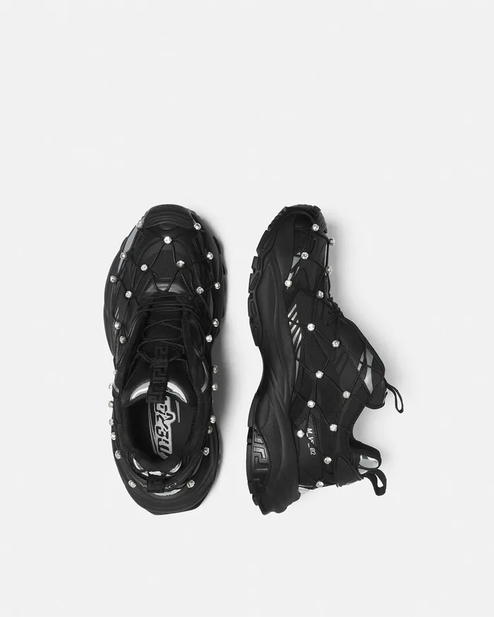 Sneakers Men Versace Mercury Mvs02 Sneakers Black