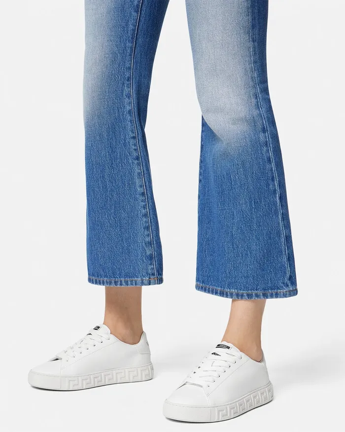 Sneakers Women Versace Greca Sneakers White