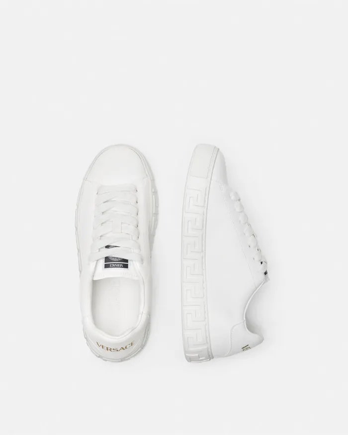 Sneakers Women Versace Greca Sneakers White