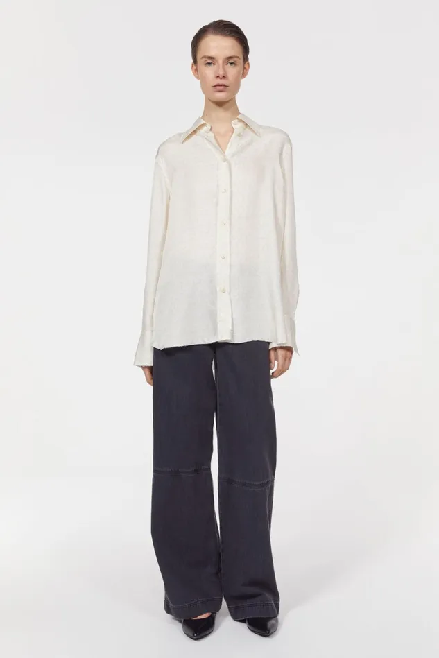 Sofia Brush Shirt Canvas Women Rodebjer Shirts and Blouses
