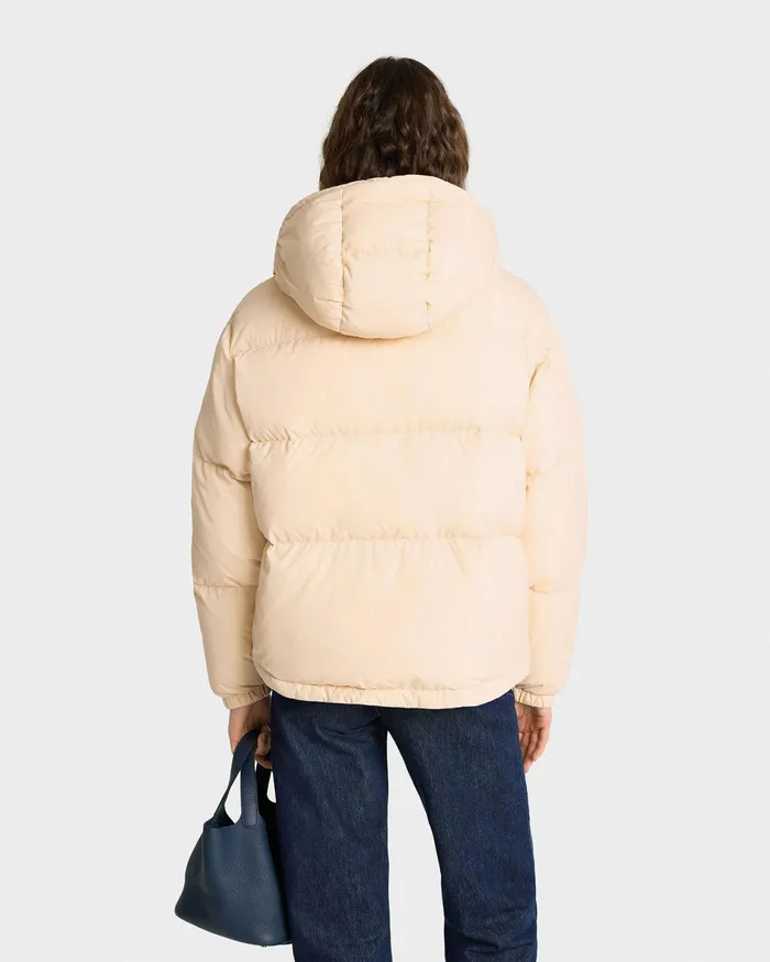Sporty and Rich Coats Women Crown Puffer Jacket 8211 Cream