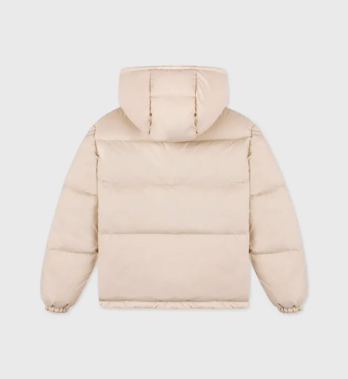Sporty and Rich Coats Women Crown Puffer Jacket 8211 Cream