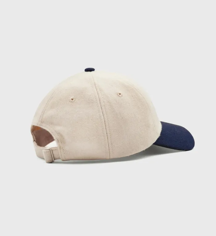 Sporty and Rich Hats Women Faubourg Wool Hat 8211 CreamNavy