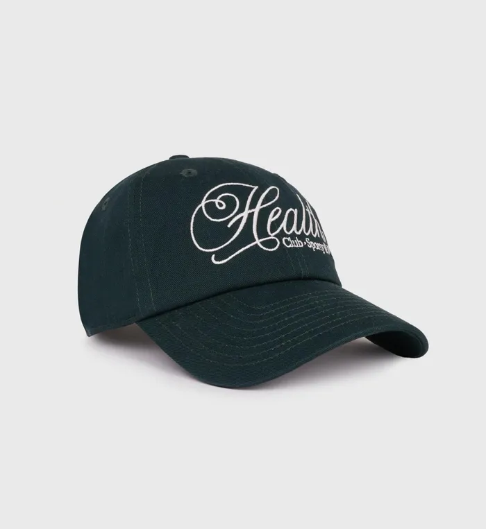 Sporty and Rich Hats Women Health Script Hat 8211 ForestCream