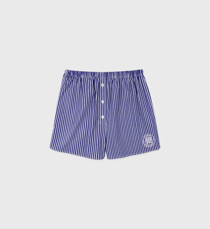 Sporty and Rich Shirting Women Bristol Crest 100th Boxer Short 8211 NavyWhite