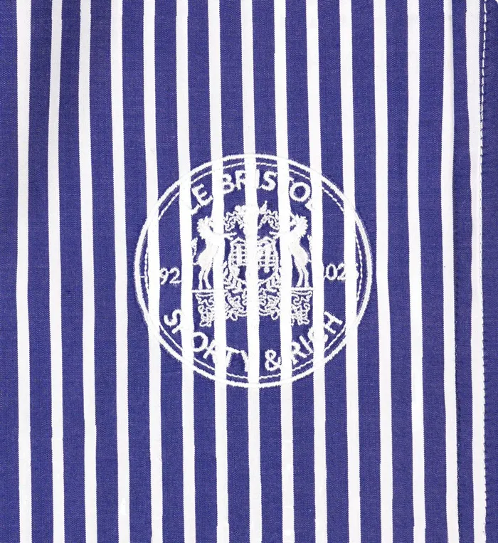 Sporty and Rich Shirting Women Bristol Crest 100th Boxer Short 8211 NavyWhite