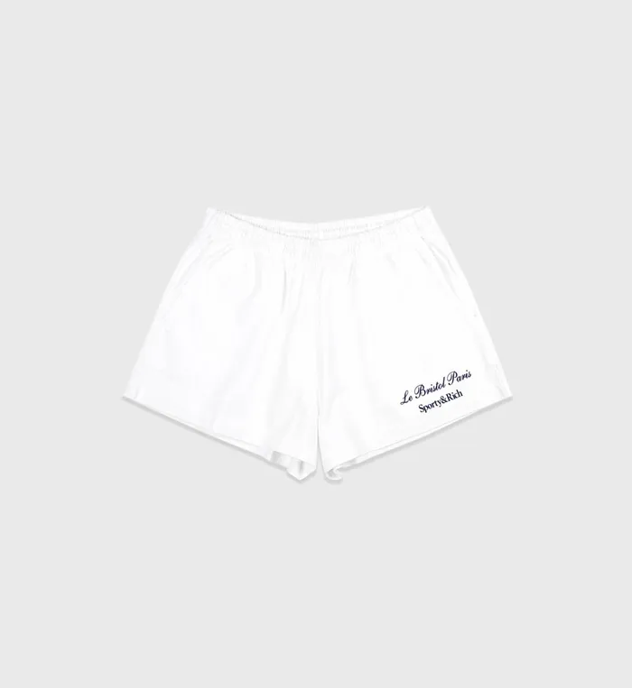 Sporty and Rich Shorts Women Faubourg Disco Short 8211 WhiteNavy