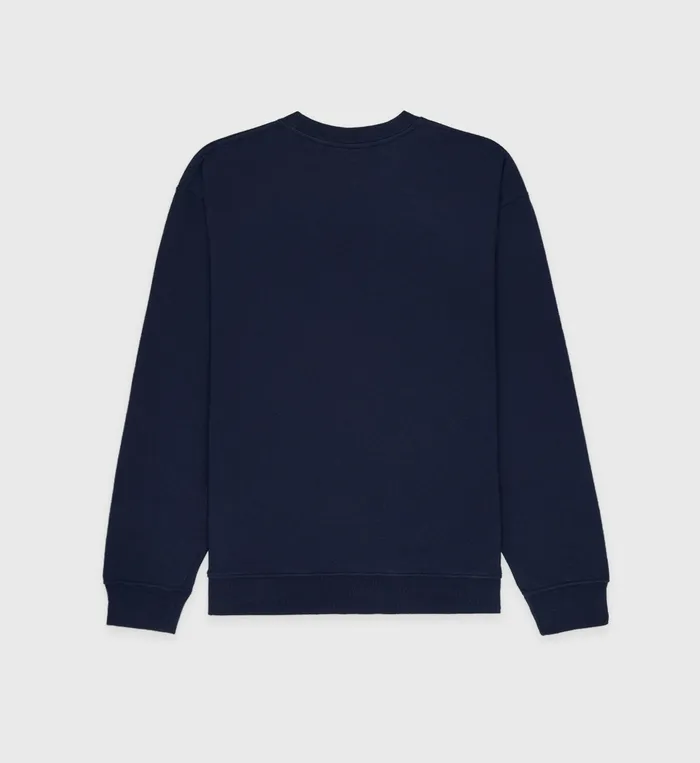 Sporty and Rich Sweatshirts Women Wellness Ivy Boucl Crewneck 8211 Navy