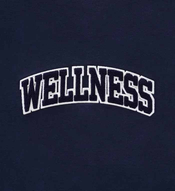 Sporty and Rich Sweatshirts Women Wellness Ivy Boucl Crewneck 8211 Navy