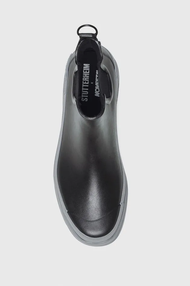 Stutterheim Chelsea Rainwalker BlackGrey Women Rain Boots