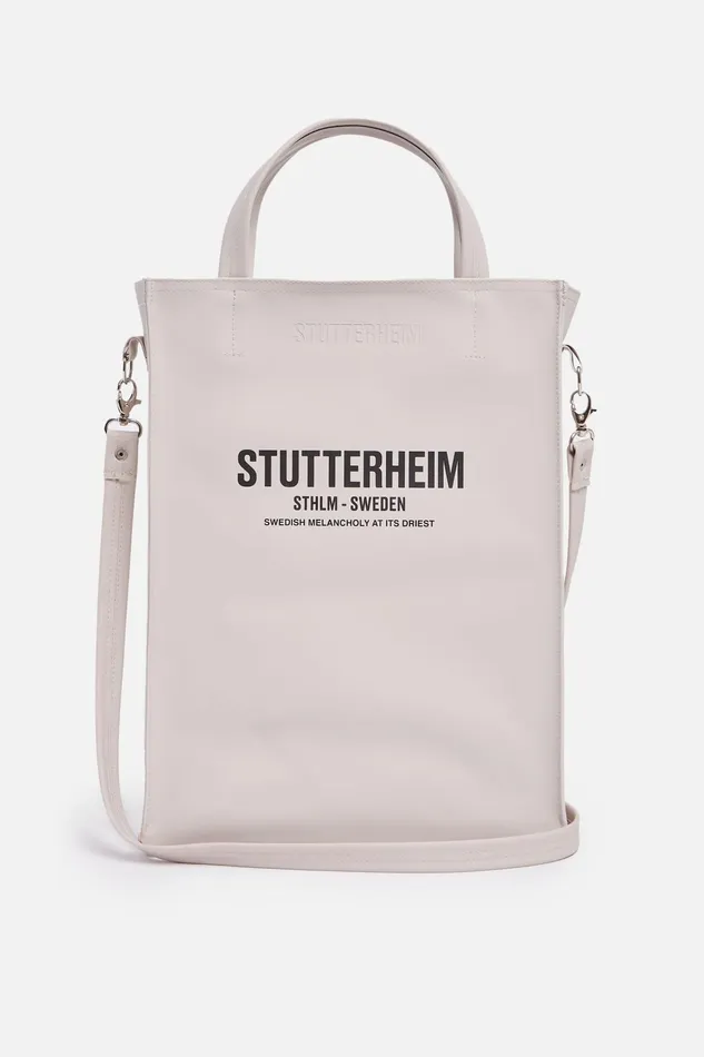 Stutterheim Djursholm Bag Light Sand Women Tote Bags
