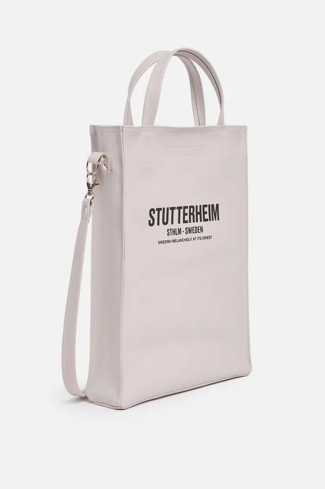 Stutterheim Djursholm Bag Light Sand Women Tote Bags