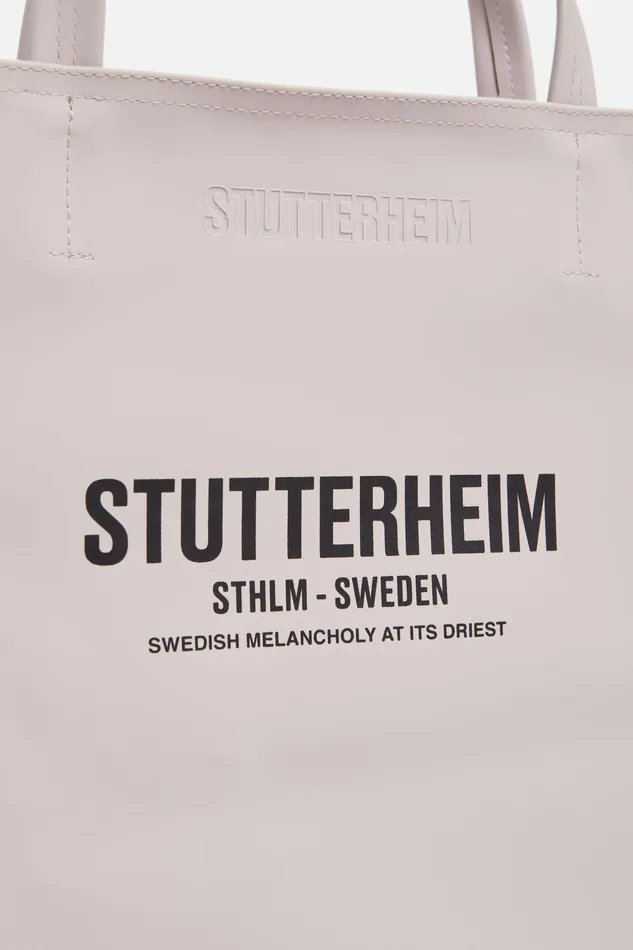 Stutterheim Djursholm Bag Light Sand Women Tote Bags