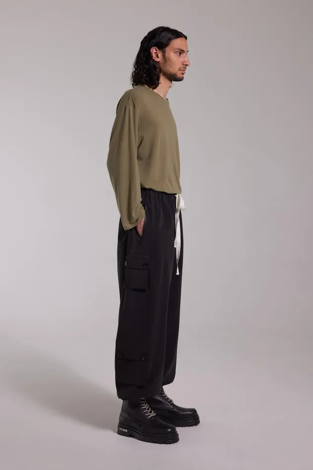 Stutterheim Kvala Matte Trousers Black Men Trousers