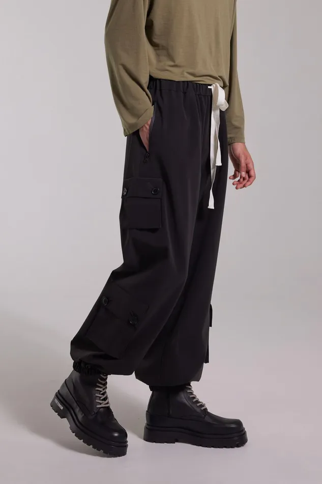 Stutterheim Kvala Matte Trousers Black Men Trousers