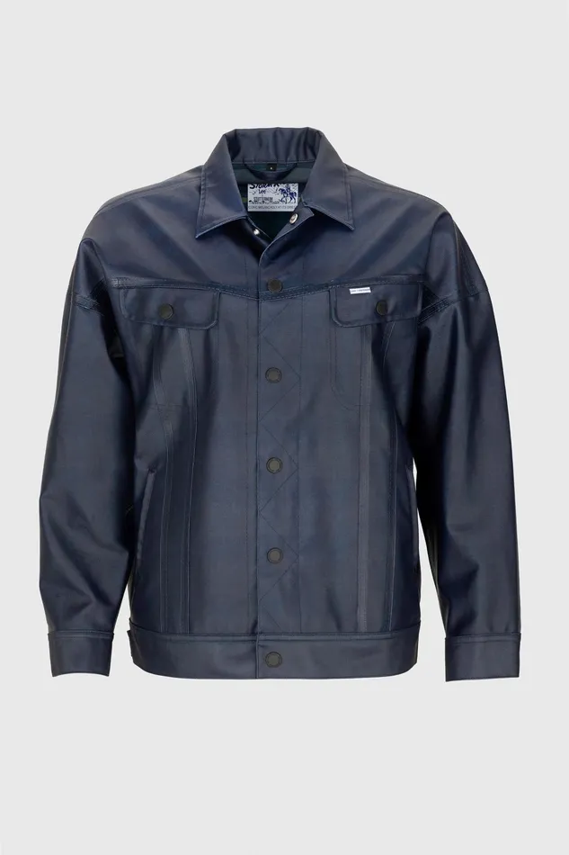 Stutterheim Lee X STUTTERHEIM Storm Rider Jacket Aviator Navy Women Raincoats