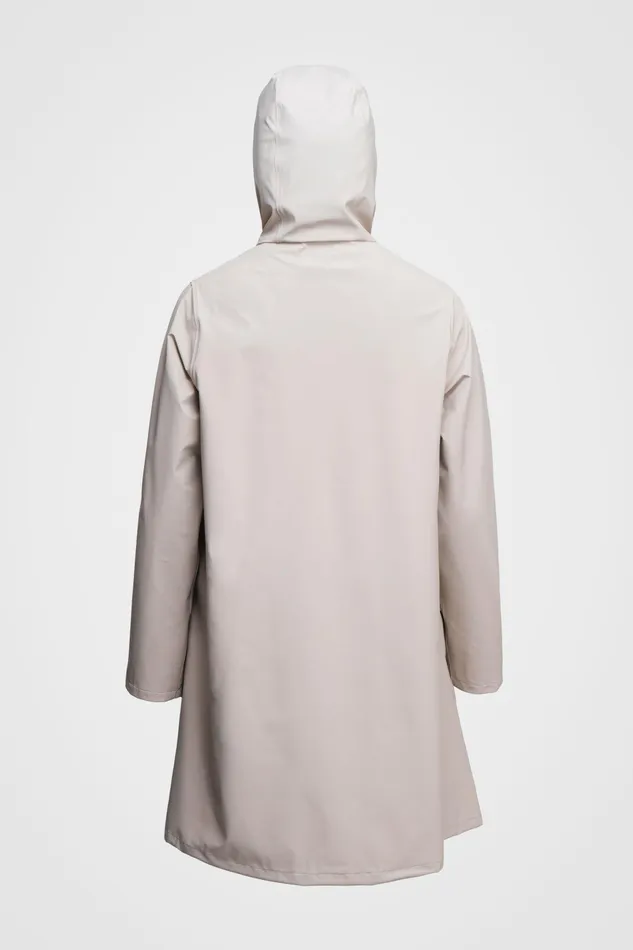 Stutterheim Mosebacke Lightweight Raincoat Light Sand Women Raincoats