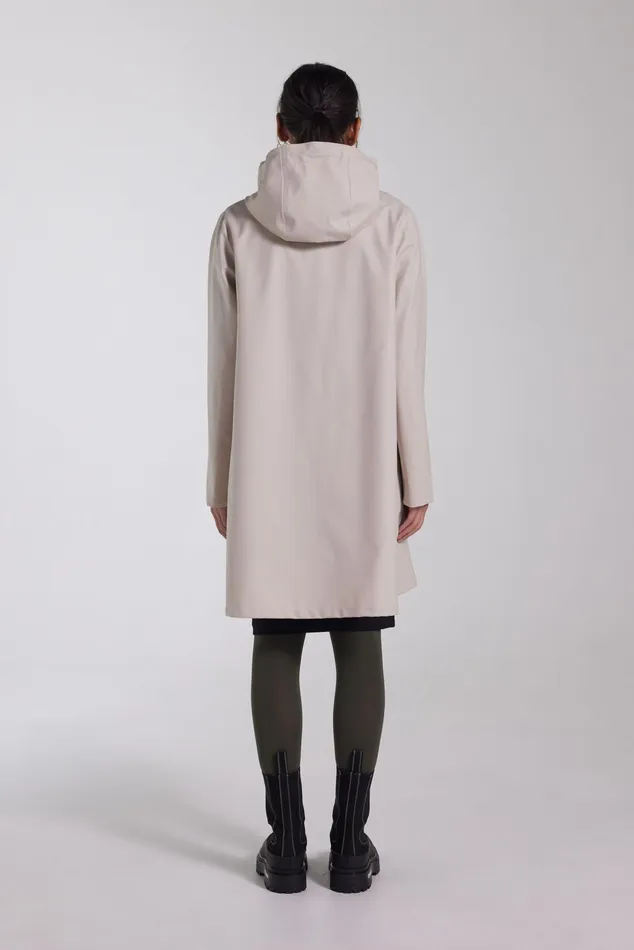 Stutterheim Mosebacke Lightweight Raincoat Light Sand Women Raincoats
