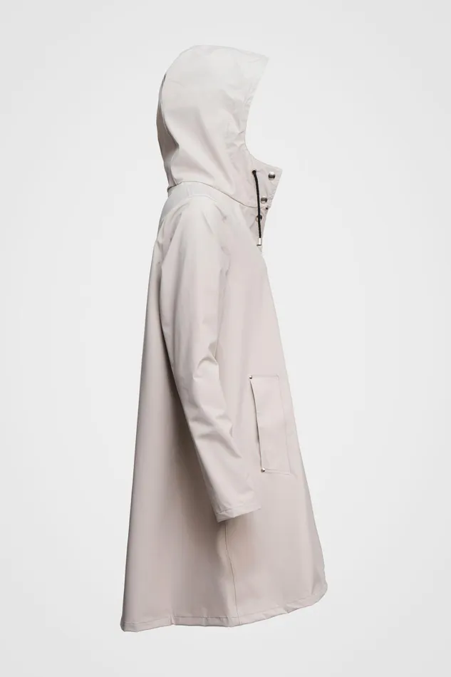 Stutterheim Mosebacke Lightweight Raincoat Light Sand Women Raincoats