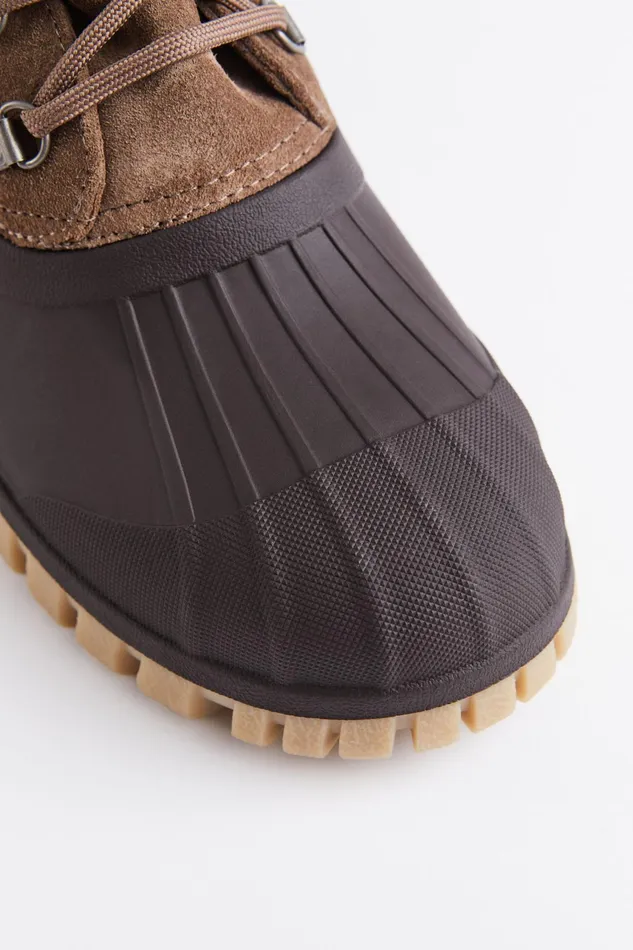 Stutterheim Patrol Boot Suede Tobacco Women Combat Boots