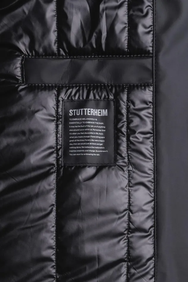 Stutterheim Stockholm Long Winter Jacket Black Women Winter Coats