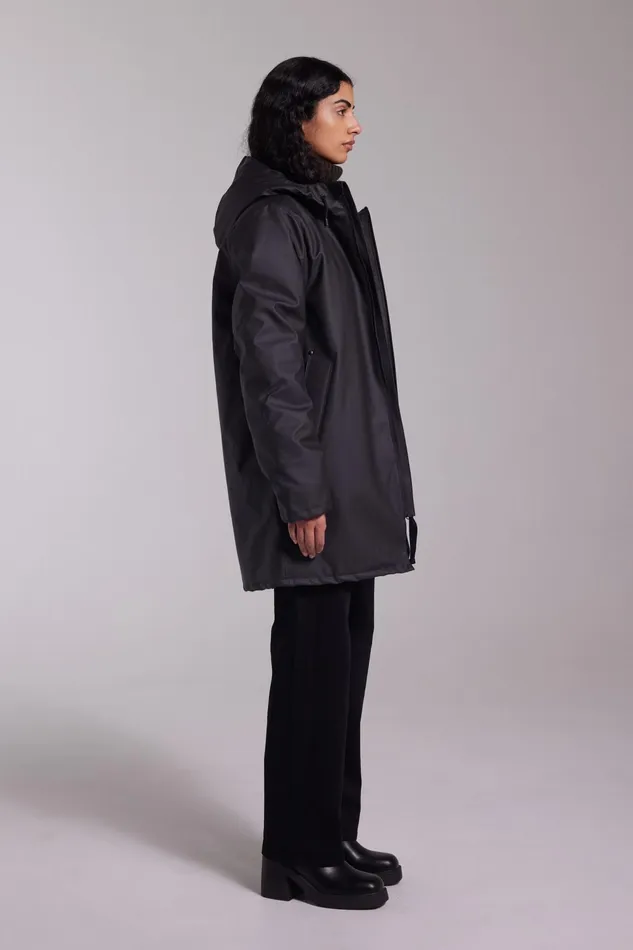 Stutterheim Stockholm Winter Jacket Black Men Winter Coats