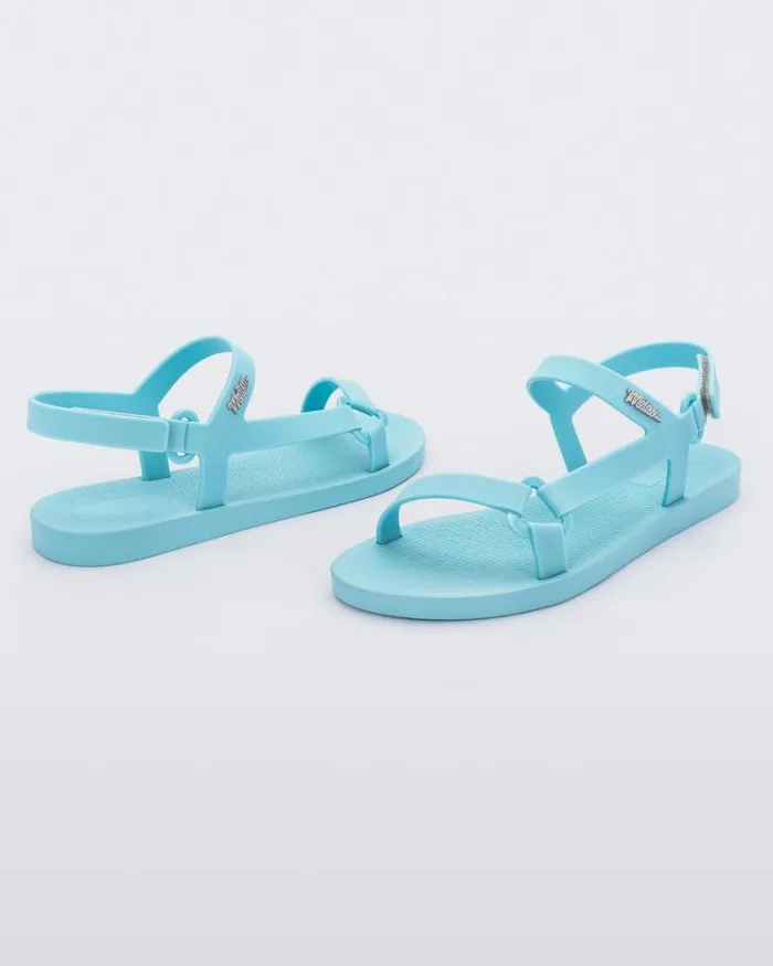 Sun Downtown Light Blue Women Melissa Sandals