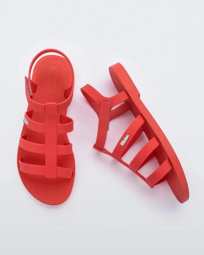 Sun Rodeo Red Women Melissa Sandals