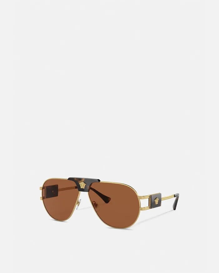 Sunglasses Men Versace Special Project Sunglasses Havana