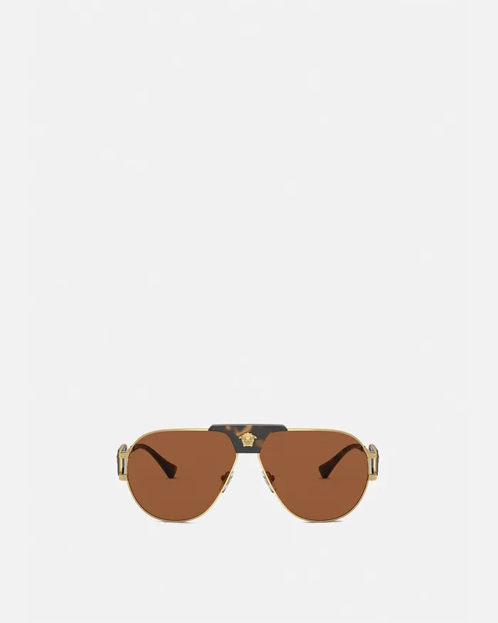 Sunglasses Men Versace Special Project Sunglasses Havana