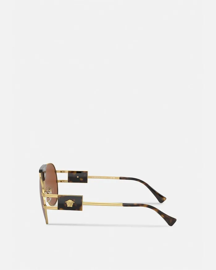 Sunglasses Men Versace Special Project Sunglasses Havana