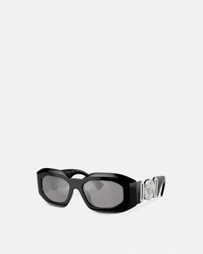 Sunglasses MenWomen Versace Maxi Medusa Biggie Sunglasses Black