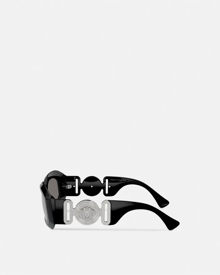 Sunglasses MenWomen Versace Maxi Medusa Biggie Sunglasses Black