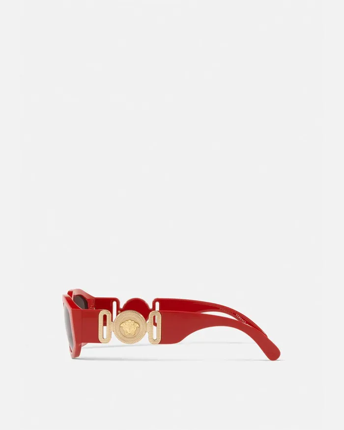 Sunglasses WomenMen Versace Medusa Biggie Sunglasses Red