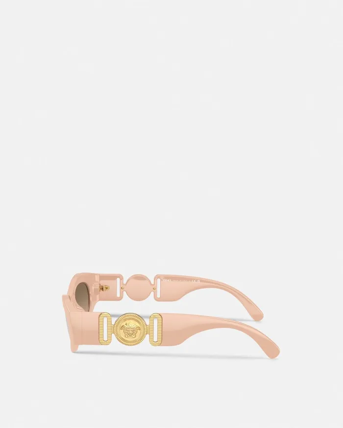 Sunglasses Women Versace Medusa Biggie CatEye Sunglasses Light Pink