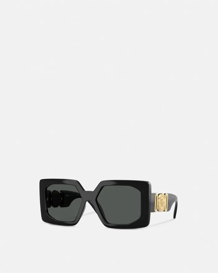 Sunglasses Women Versace Medusa Biggie Maxi Sunglasses Blackgold