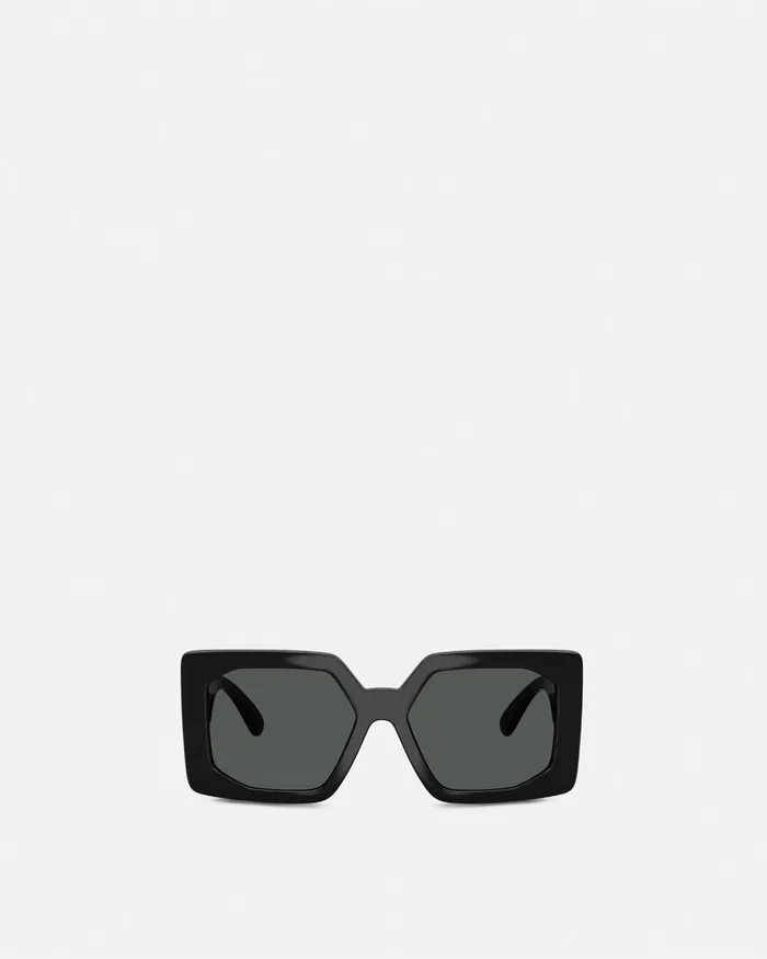 Sunglasses Women Versace Medusa Biggie Maxi Sunglasses Blackgold