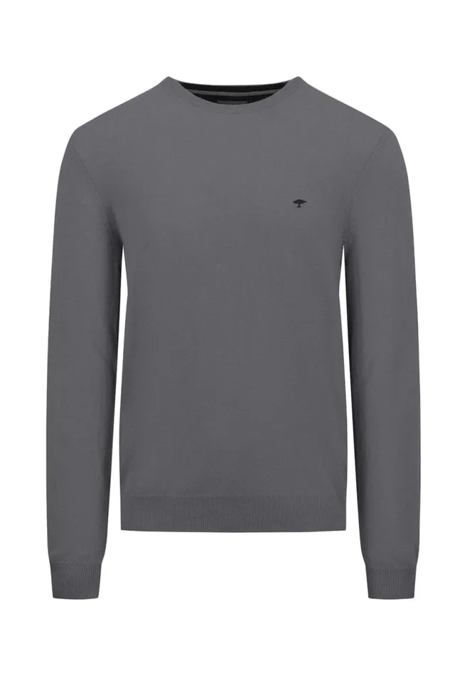 Sweater Men FYNCHHATTON Merinocashmere Sweater With A Round Neckline Cloud Bluenightlight Khakidark Emeraldgrass Greennavy