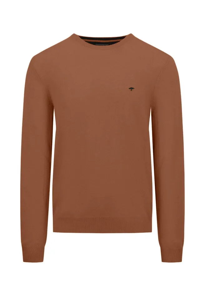 Sweater Men FYNCHHATTON Merinocashmere Sweater With A Round Neckline Cloud Bluenightlight Khakidark Emeraldgrass Greennavy