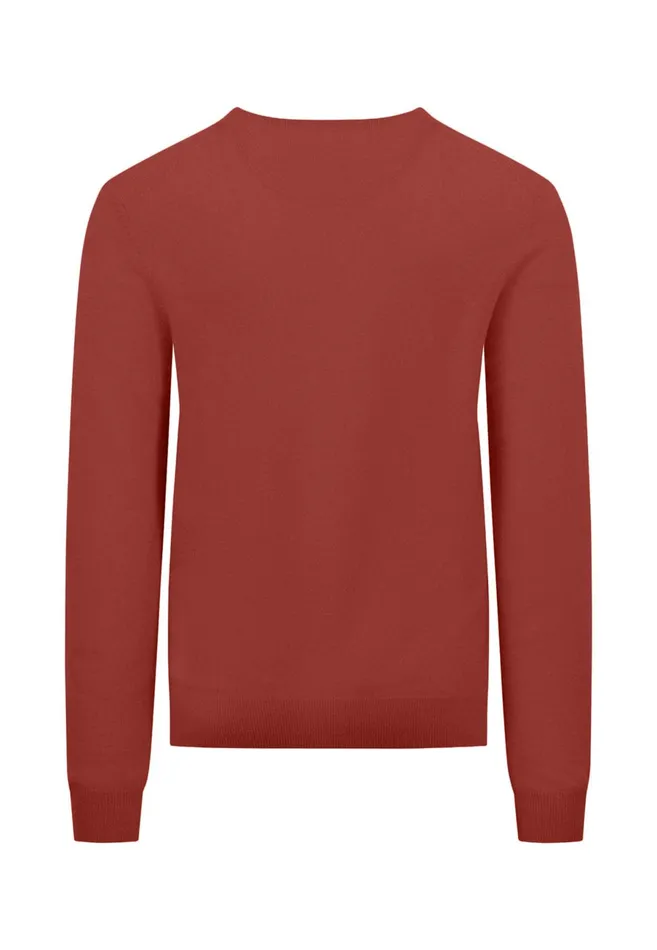 Sweater Men FYNCHHATTON Merinocashmere Sweater With A Round Neckline Cloud Bluenightlight Khakidark Emeraldgrass Greennavy