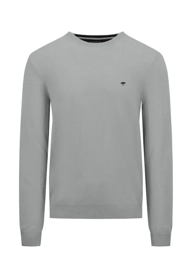 Sweater Men FYNCHHATTON Merinocashmere Sweater With A Round Neckline Cloud Bluenightlight Khakidark Emeraldgrass Greennavy