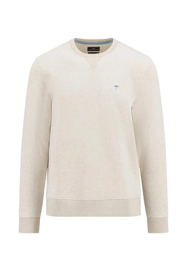 Sweater Men FYNCHHATTON Sweater With A Circular Neckline Poppy Rednew Offwhitenavy