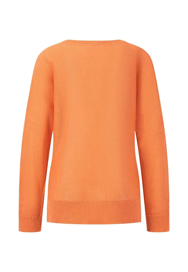 Sweater Women FYNCHHATTON Knitting Sweater Made Of Pure Linen Milksafari Beigereed Greenbright Apricot Sweater Women FYNCHHATTON Knitting Sweater Made Of Pure Linen Milksafari Beigereed Greenbright Apricot