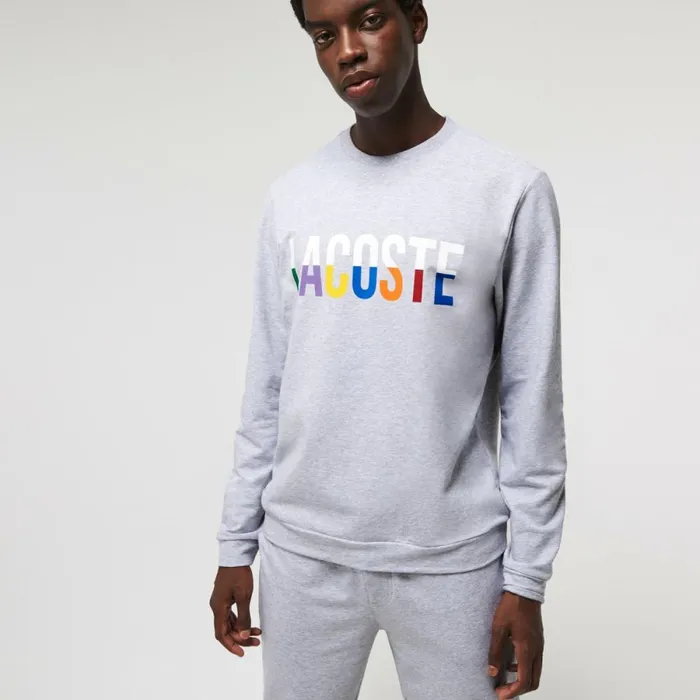 Sweaters and Sweatshirts Men Lacoste Men039s Cotton Fleece Lounge Sweatshirt Grey Chine White W9d Sweaters and Sweatshirts Men Lacoste Men039s Cotton Fleece Lounge Sweatshirt Grey Chine White W9d