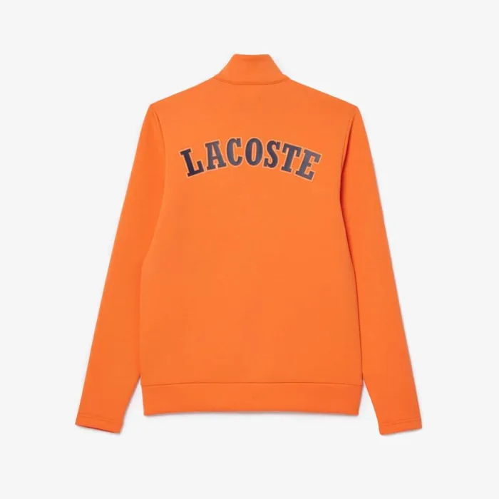 Sweaters and Sweatshirts Men Lacoste Men039s Miami Open Edition Tennis Sweatshirt Orange 5qp