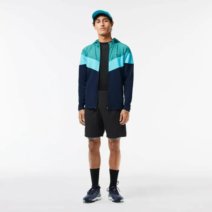 Sweaters and Sweatshirts Men Lacoste Men039s Stretch Sweatshirt Blue Navy Blue Rii