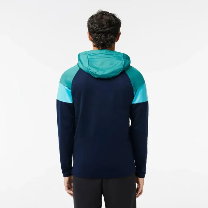 Sweaters and Sweatshirts Men Lacoste Men039s Stretch Sweatshirt Blue Navy Blue Rii