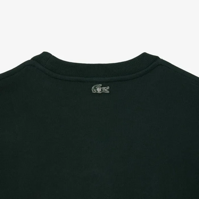 Sweaters and Sweatshirts MenWomen Lacoste Lacoste X EleVen By Venus Oversized Fleece Sweatshirt Dark Green Hce